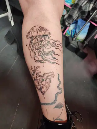 Kaina Glitter'Ink work 1