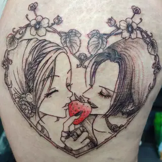 Kaina Glitter'Ink work 3